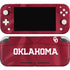 University of Oklahoma Red Jersey Nintendo Switch Lite Skin